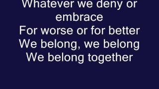 We Belong Pat Benatar Official Lyrics [upl. by Ahsuatan6]