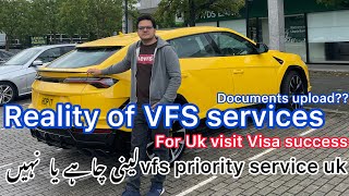 vfs priority service UK  vfs global uk visitor visa document upload  charges [upl. by Sitrik]