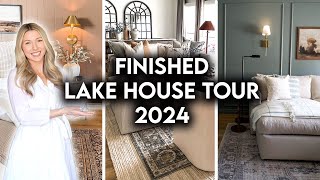 FINISHED LAKE HOUSE TOUR  DIY TRANSFORMATION  DECOR TIPS [upl. by Eirrac]