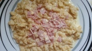 Thermomix TM 31 Spätzle mit Käsesoße [upl. by Adalai]