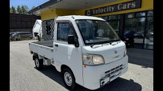 Vancouver Velocity Cars 19162 Daihatsu Hijet 4WD JDM Kei Truck 660cc 5MT [upl. by Metabel]