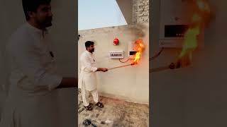 AFO Fire Extinguisher Ball  Fire Ball Practical Test With Solar Inverter  Mr Engineer [upl. by Akcire]