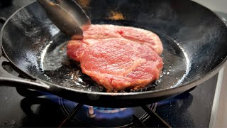 スーパーで買ったお肉で！【万能ソース】最高に柔らかいステーキの焼き方 [upl. by Lyrahc]