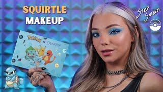 Squirtle Inspired Makeup  POKÉMON MAKEUP SERIES  ft ColourPops Pokemon Collection [upl. by Matthaeus568]