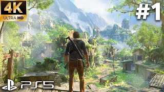 UNCHARTED 4 PS5 Remastered Gameplay Walkthrough Part 1 Uncharted Legacy of Thieves Collection [upl. by Caritta142]