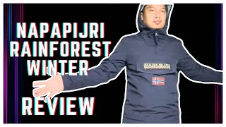 NAPAPIJRI RAINFOREST WINTER NAVY REVIEW [upl. by Tongue]