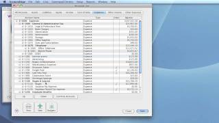 Creating Accounts in AccountEdge [upl. by Eam]