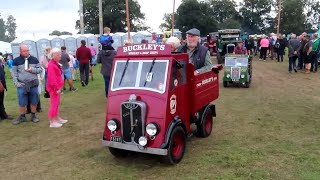 Shrewsbury Steam Rally 2023  1140 Convoy of Historic Commercial Vehicles  The Convoy Begins [upl. by Surat962]