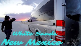 White Sands New Mexico in A Class B RV [upl. by Burkhart618]