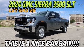 2024 GMC Sierra 3500 SLT L8T Gas V8 This Proves Inflation Never Affected GMC [upl. by Fabron]