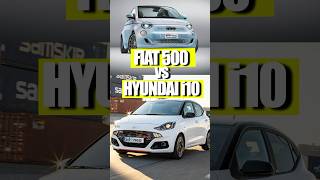 FIAT 500 VS HYUNDAI I10 ¿CUAL URBANO HÍBRIDO ES MEJOR [upl. by Anomis]