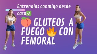 GLUTEOS Y FEMORALES focalizado Poderosa rutina en casa✅👌 [upl. by Alanna]