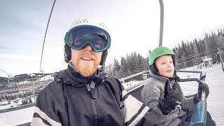 FAMILY SKI at SÄFSEN RESORT [upl. by Htez31]