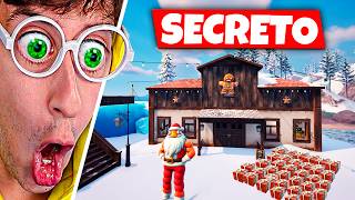 Reto Polo Norte en Fortnite 🎅🏻🎄 Casa Secreta Papá Noel 🥶 [upl. by Cerf]