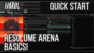 Resolume Arena Basics in 10 MINUTES  Quick Start Guide [upl. by Nahsad]