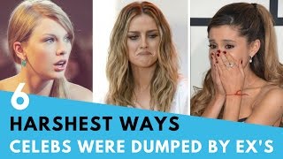 6 Harshest Ways Celebs Have Been Dumped By Exes  Hollywire [upl. by Karame]