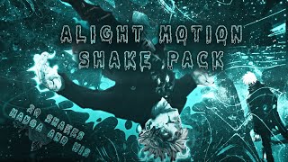 Alight Motion Pack Shake pack  Manga shake Wis Shake  free xml  link  qr code [upl. by Hurlee]