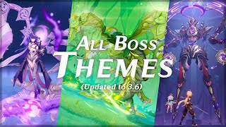 All Boss Themes — Genshin Impact OST 36 [upl. by Elbag]