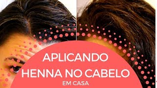 COMO APLICO HENNA NO CABELO DICAS MODO DE APLICAÃ‡ÃƒO E RESULTADO [upl. by Studnia]