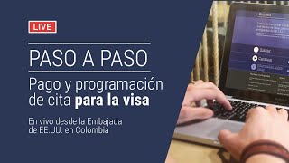 Pago y programación de cita para la visa [upl. by Oimetra]