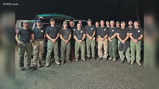 Connecticut firefighters return from fighting Montana wildfires [upl. by Euphemie793]