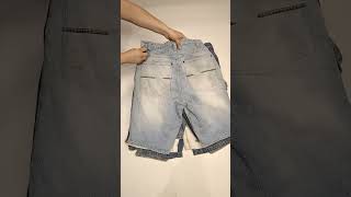 Recycle Mens Denim Shorts C062651040 45 pcs 50 lbs Wholesale at Tiedemann Globe [upl. by Nallid]