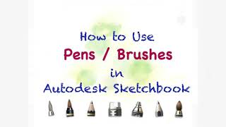 Brushes I use Autodesk Sketchbook [upl. by Enalda590]