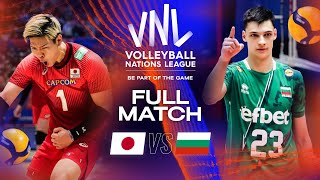 Nishida ends 3Set Thriller 😳🏐 Japan vs Bulgaria  Full Match  Mens VNL 2023 [upl. by Atsejam732]