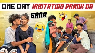 Irritating Prank on sana 🙃Sai Shree vellu kochem ekuva chesar guys 👍gullyporis3121 [upl. by Erastus]