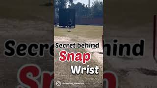 Secret snap wrist 🤯✅fastbowling cricket [upl. by Ariela]