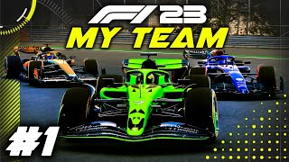 F1 23 MY TEAM CAREER Part 1 Our New Journey Begins My Create A Team Career Mode on F1 23 Game [upl. by Ecaidnac515]