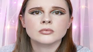 Natasha Denona Yucca Palette  Green Gunmetal Eyeshadow Tutorial [upl. by Naaitsirhc234]