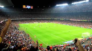 Crits dIndependència al Camp Nou Barcelona  Real Madrid [upl. by Okomot166]