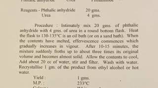 preparation of phthalimide from phthalic anhydride [upl. by Anek]