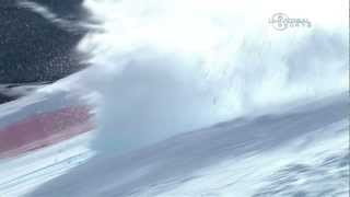 Shiffrin Crashes in St Moritz GS [upl. by Lj565]