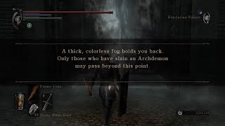 Demons Souls  How to Remove Colorless Fog wall Slain an Acrchdemon [upl. by Darton]