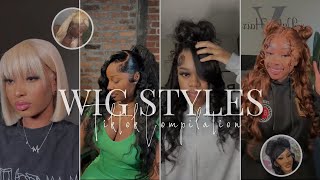 WIG STYLES  TIKTOK COMPILATION [upl. by Raffarty]