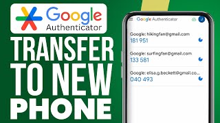 How To Transfer Google Authenticator To New Phone 2024 Easy Tutorial [upl. by Twila]