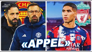 POTINS  APPEL de RUUD VAN NISTELROOY à RÚBEN AMORIM  Liverpool surveille ACHRAF HAKIMI [upl. by Epilef691]