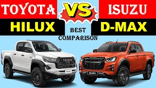 Unleashing 2 Beasts Toyota Hilux versus Isuzu DMax  Insane Comparison [upl. by Brigham954]