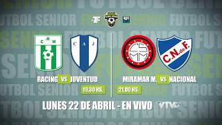 Promo  Racing vs Juventud  Miramar M vs Nacional [upl. by Toy]