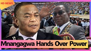 Mnangagwa Hands Over Power [upl. by Eirahcaz]