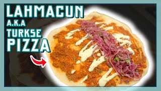 TURKSE PIZZA AKA LAHMACUN  EtenmetNick  How to [upl. by Anomer]