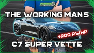 This Working Mans C7 Corvette Grand Sport Gains 200 RWHP [upl. by Merdith]