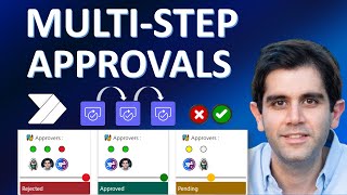 Power Automate Multi Level Approval Workflow  Serial Approval  Multiple Approvers [upl. by Woods]