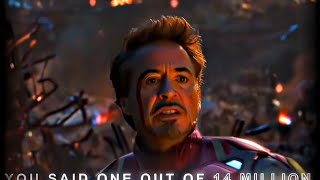 Iron Man 💔 shortfeed shorts marvel rdj [upl. by Nilahs]