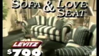 Levitz Furniture Commercial 1996 [upl. by Anelak572]