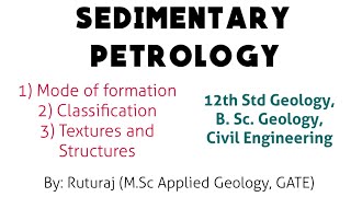 Sedimentary Petrology All basic [upl. by Nosemyaj]