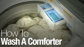 How to wash your comforter at home [upl. by Kram]