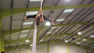 30 minutes Aerial Silks workout [upl. by Idolem]